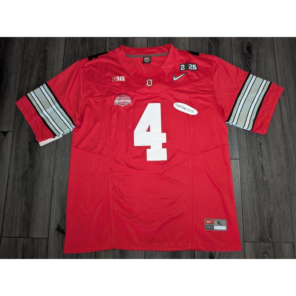 Jeremiah Smith #4 Ohio State Buckeyes Stitched Heritage Jersey Men's Size XL